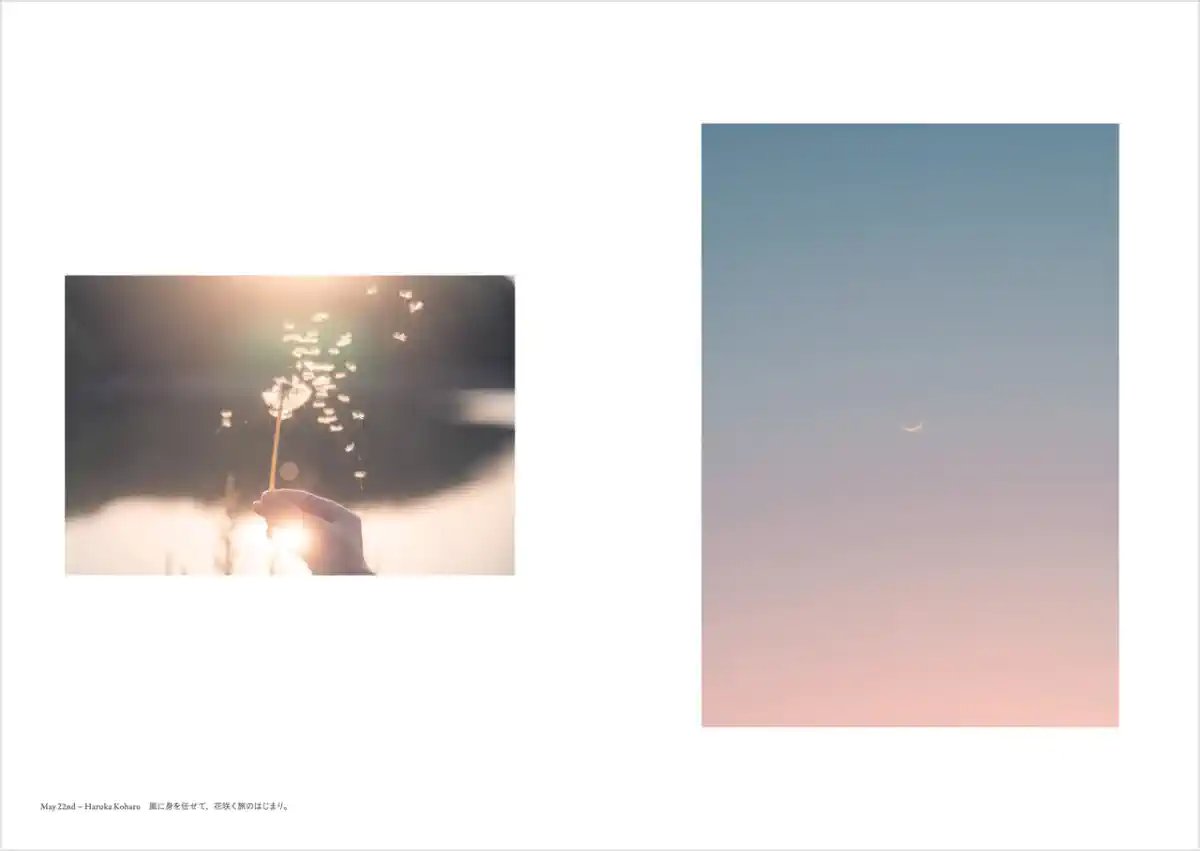 フォトグラファー 鎌田風花と小春ハルカ 写真集「Diaries(ダイアリーズ)」